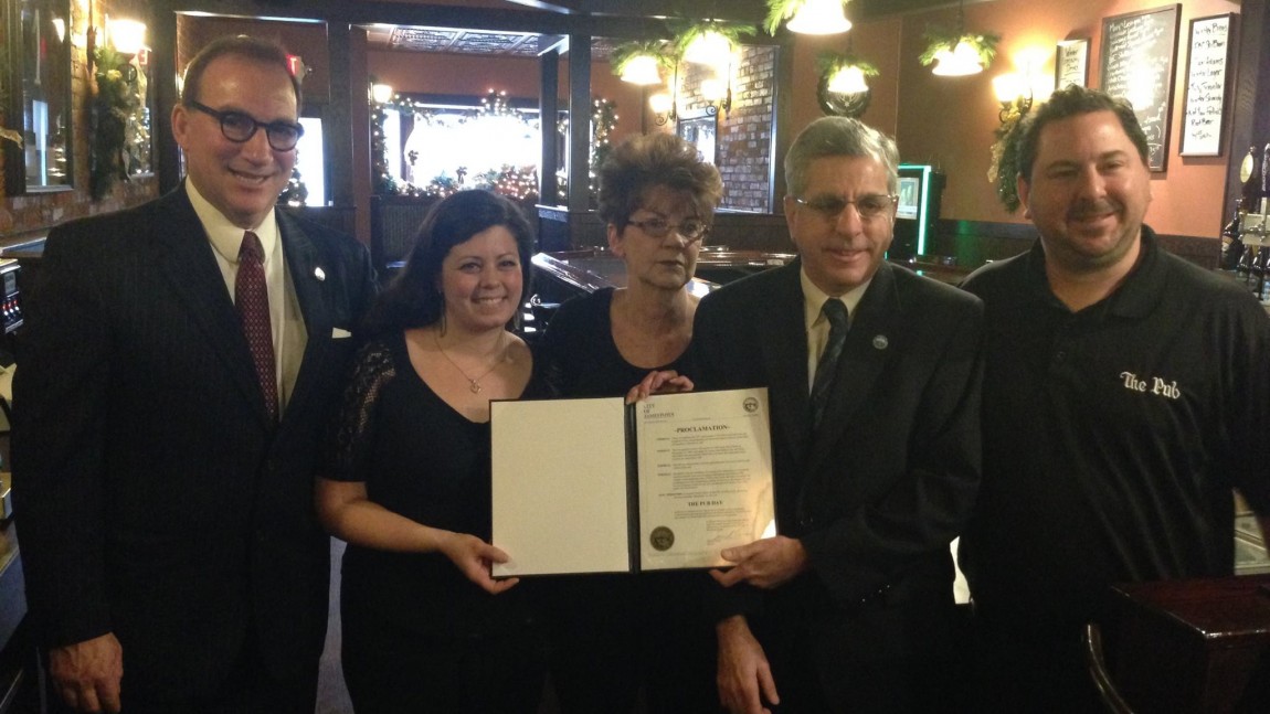 Mayor Proclaims Dec. 14, 2015 as The Pub Day in the City of Jamestown
